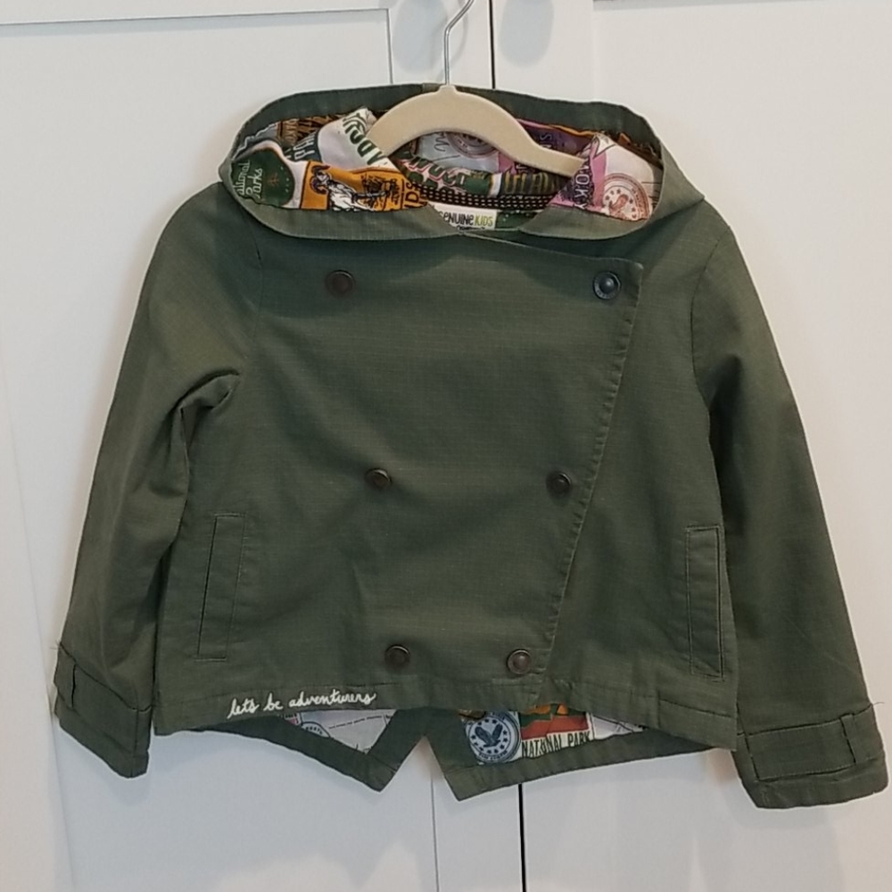 Adorable EUC Oshkosh Olive Jacket